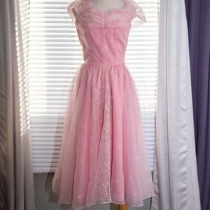 Pink Authentic Vintage Cocktail/Party Dress